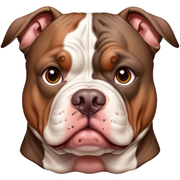Américain Bully xxl brown merle  emoji