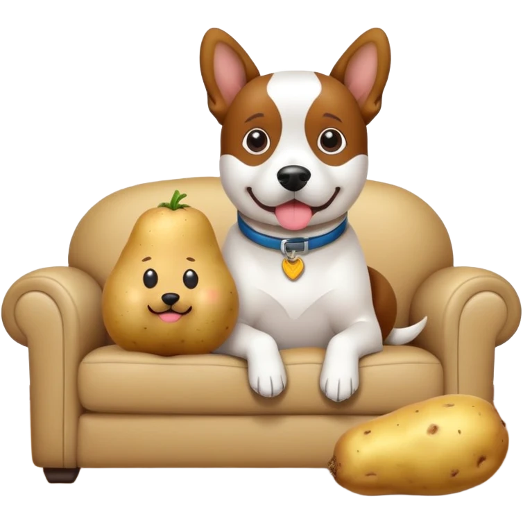 🐶🥔🛋️ emoji