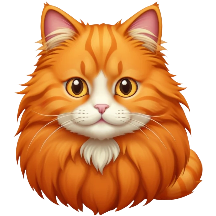 full orange cat emoji