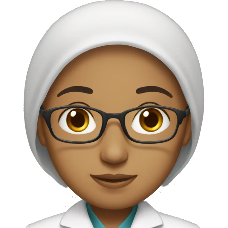 Beautiful Muslim doctor  emoji
