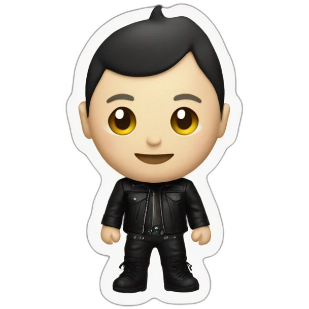 Billy corgan leather top emoji