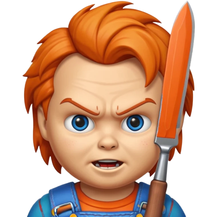 Un emojin de chuky emoji