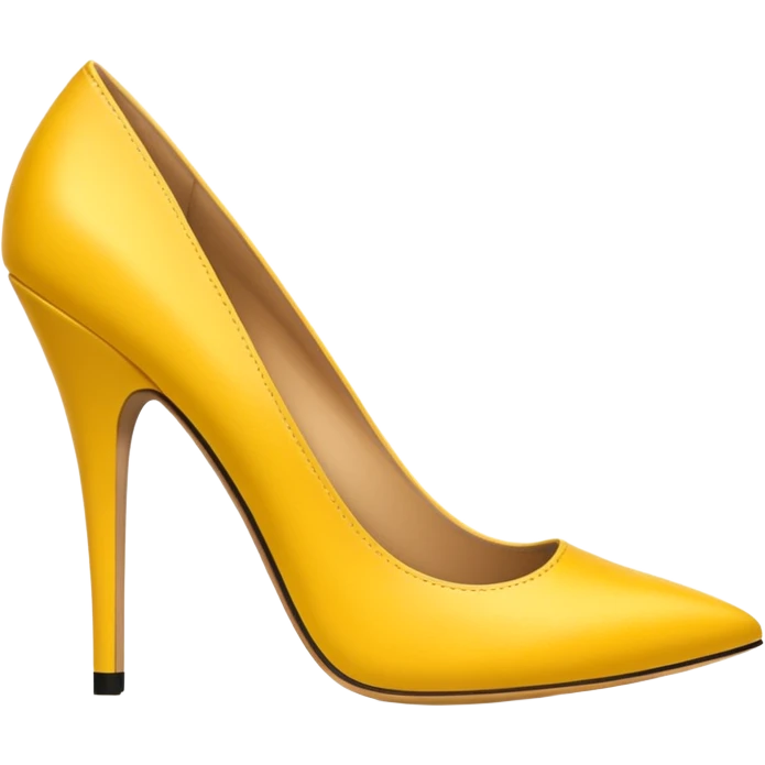 yellow woman shoe emoji