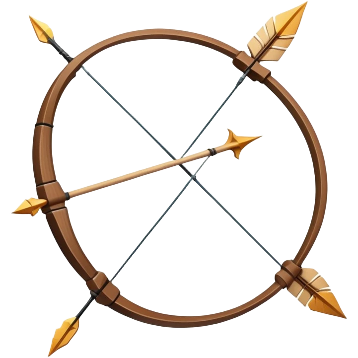 A bow with arrows emoji