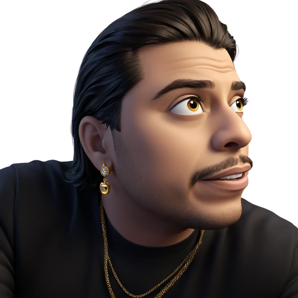 stylish man with jewelry emoji