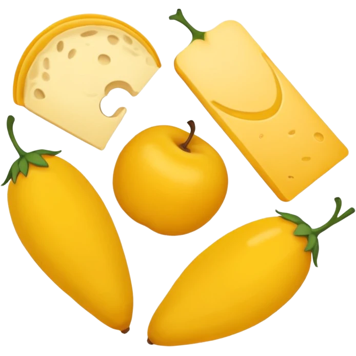yellow reduced food sticker emoji