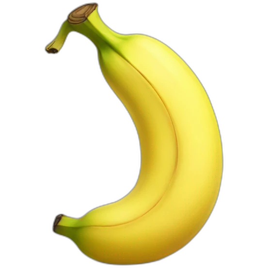 Sad banana emoji
