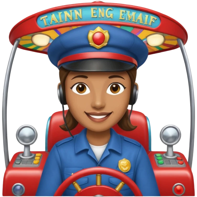 Fairground Staff Ride Operator at Controls emoji