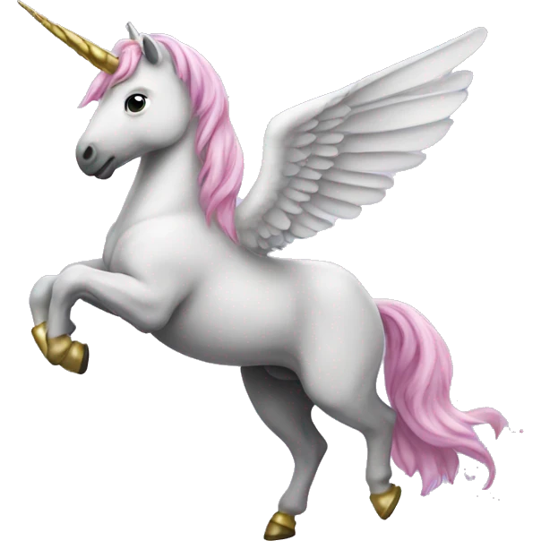 Winged unicorn emoji