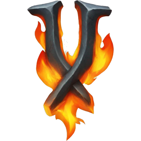 Rune of fire emoji