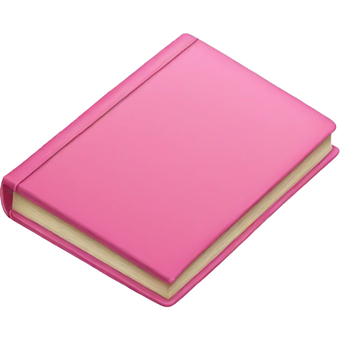 pink book emoji