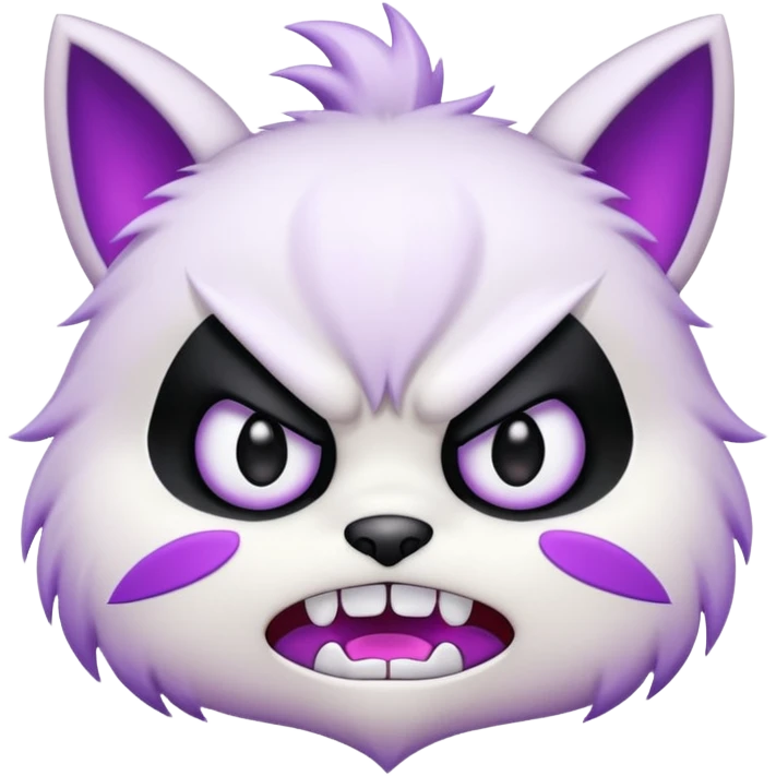 Kuromi angry face emoji