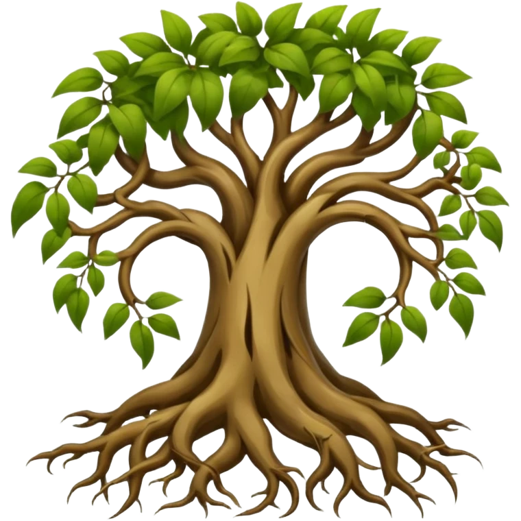 Simple sparse Plant roots emoji