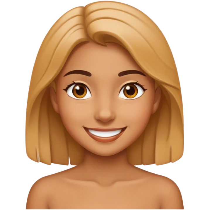 portrait of smiling girl emoji