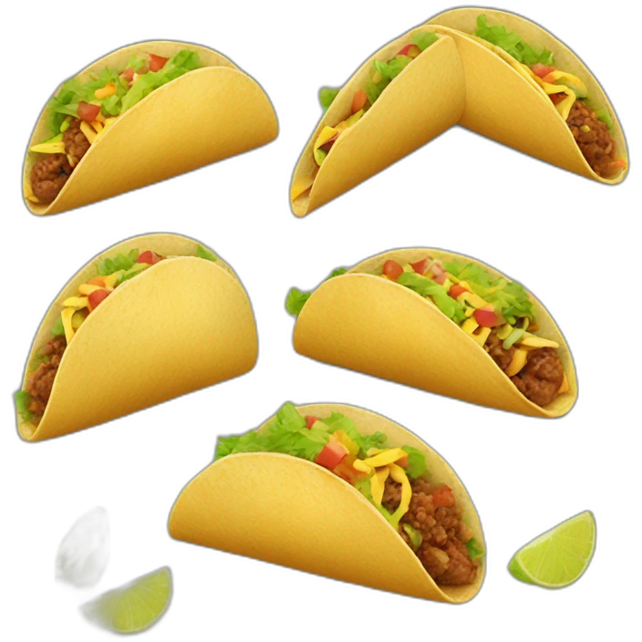 Tacos de guisados emoji