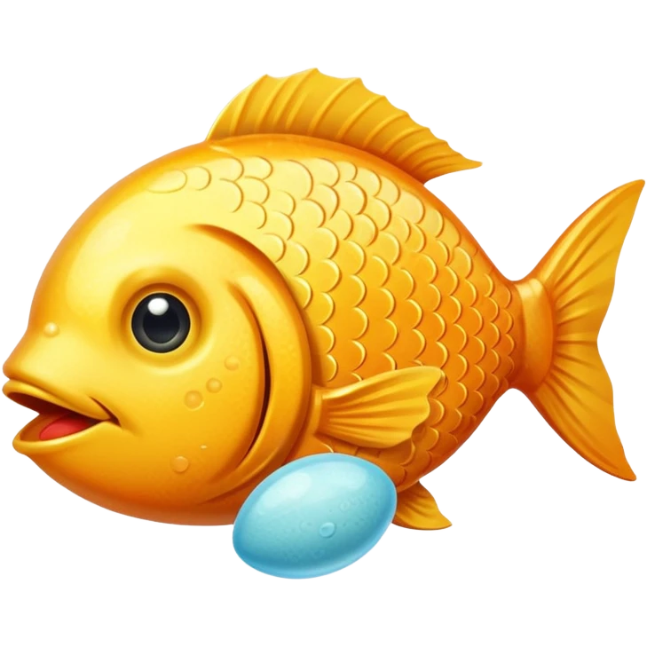 fish eat eggs emoji