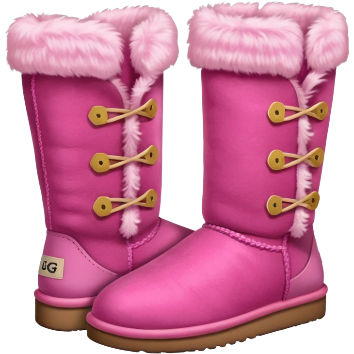 Cute pink ugs emoji