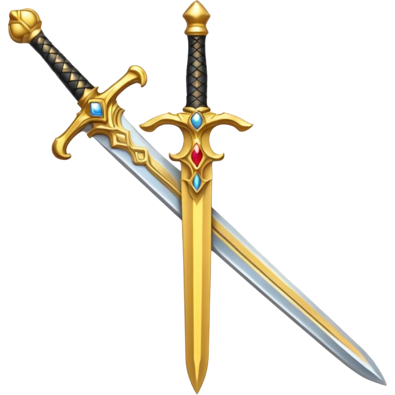 gold sword emoji