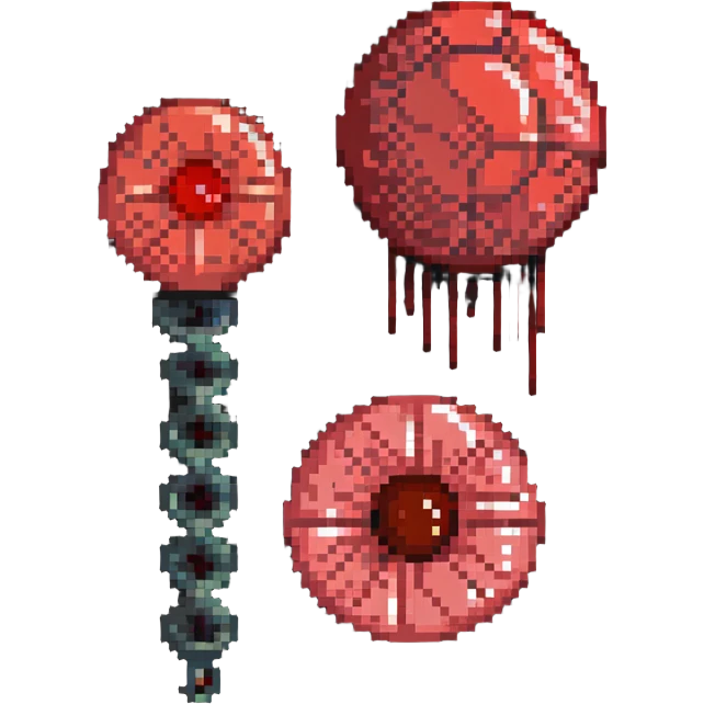 Medical comparison of normal red blood cell versus anemic pale blood cell emoji