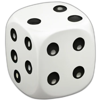 Fake dice emoji