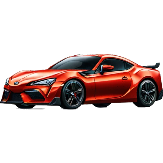 Wonder Woman muscular Toyota 86 hypercar emoji