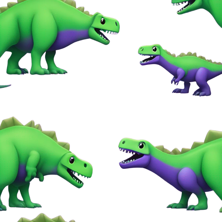 Dinosaur in love emoji