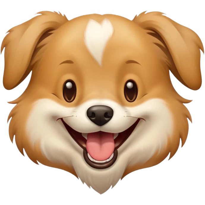 Dog laughing  emoji