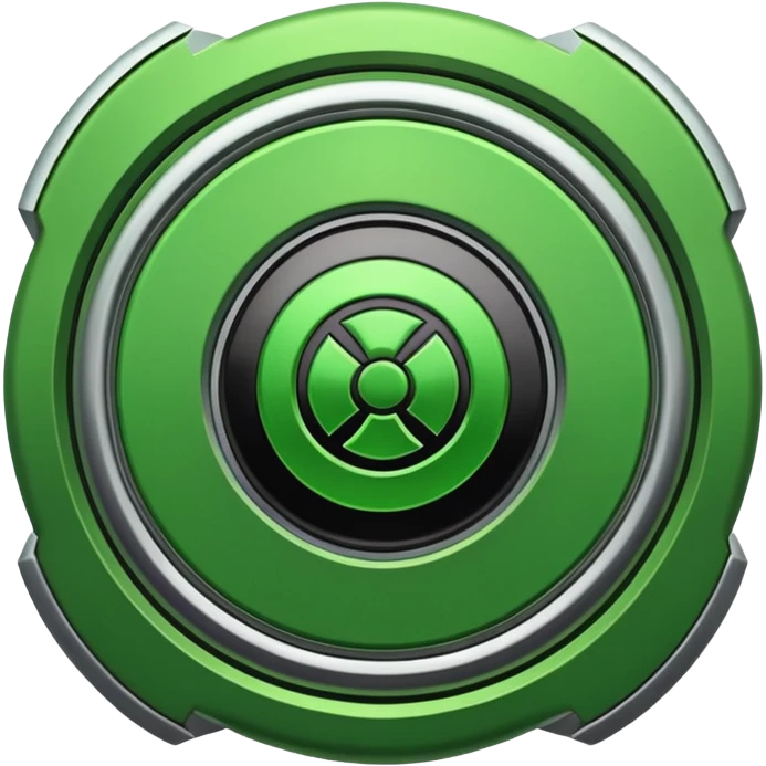 “Make a flat classic Ben 10 Omnitrix.” emoji