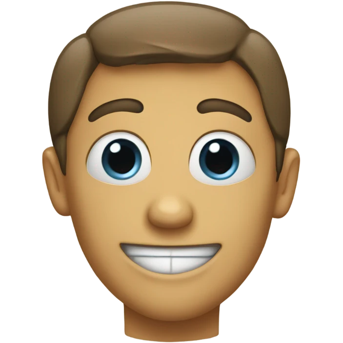 A smiling emoji with feet kicking emoji