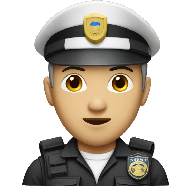 tactical, asian, police emoji