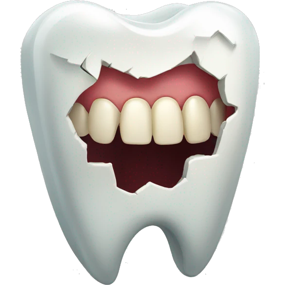 broken tooth emoji