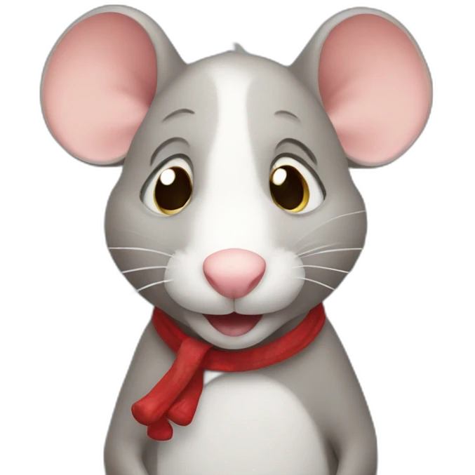 christmas rat emoji