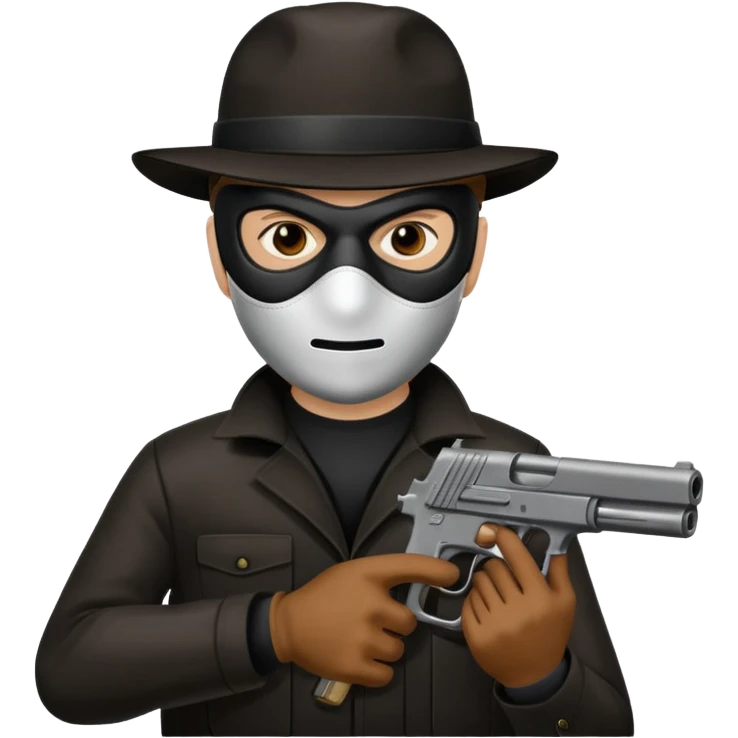 Bank robber emoji