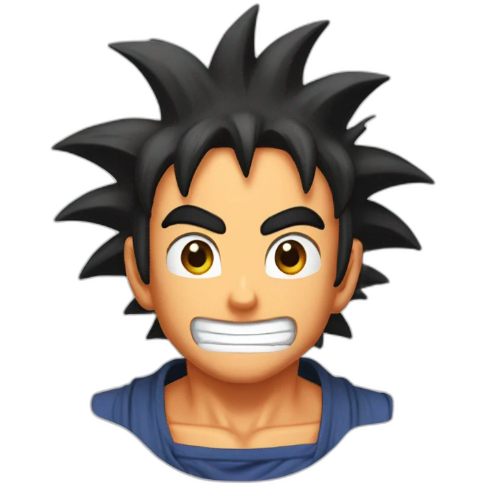 does goku clean nuts? emoji