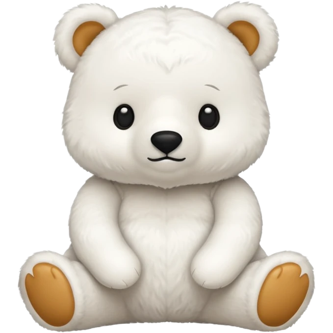 white bear doll emoji