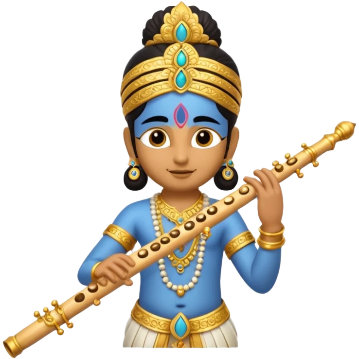 Krishna's flute emoji