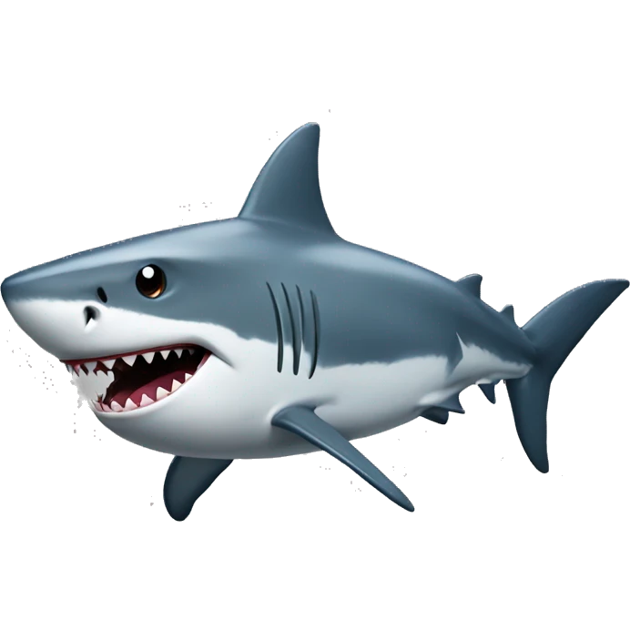  A shark mindblowing emoji