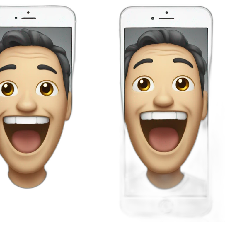 Iphone Laugh emoji