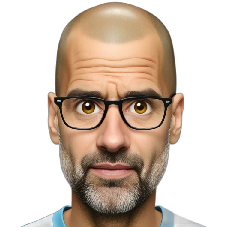 pep guardiola jurgen klopp faces mixed emoji
