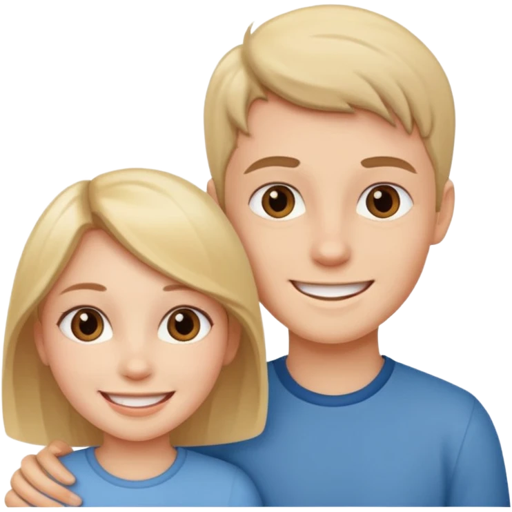 Girl with boy emoji