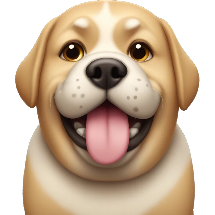 Fat dog emoji