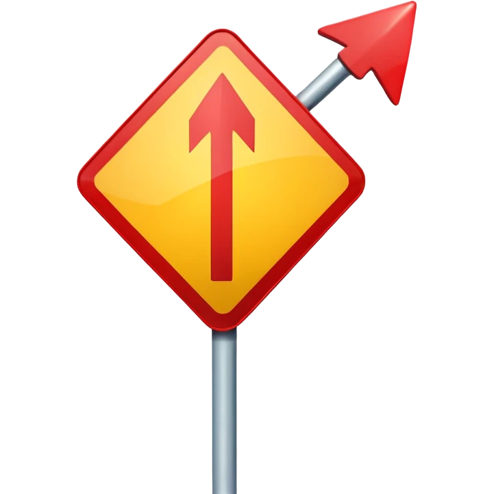traffic sign board emoji