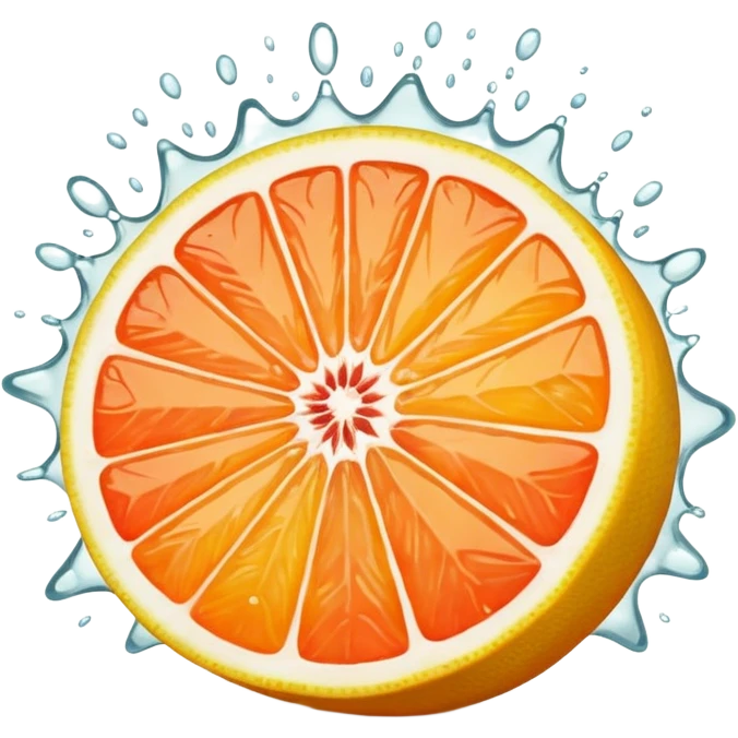 exposion of lemon, orange and grapefruit emoji