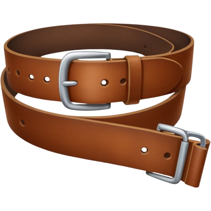 belt emoji being held in a hand emoji
