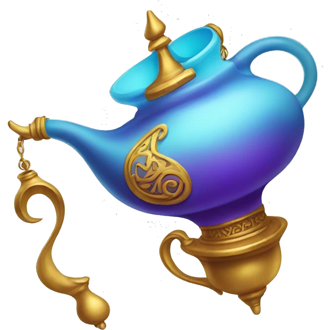 Genie lamp aladdin emoji