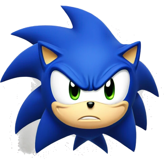 sonic angry emoji