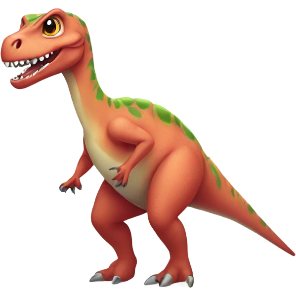 Dinosaur dressed like a balarina  emoji