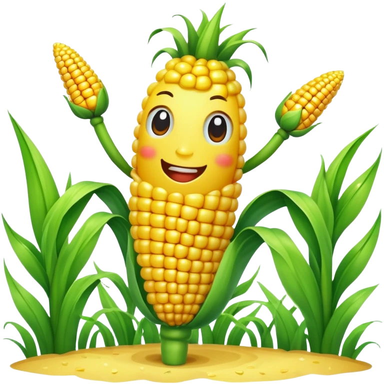 Corn dancing emoji
