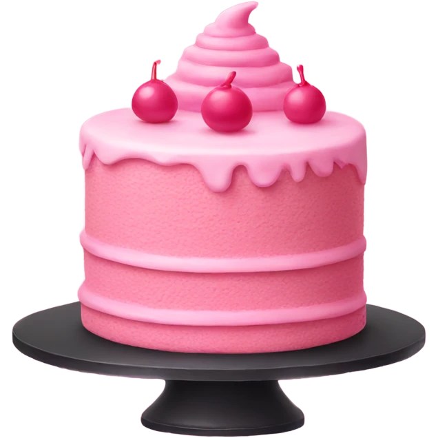 Pink cake emoji