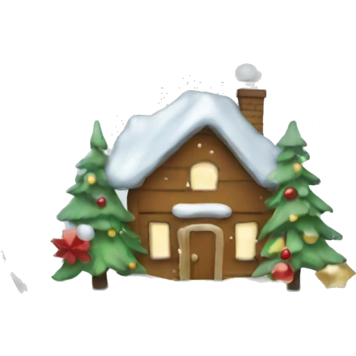 Christmas snow globe  emoji